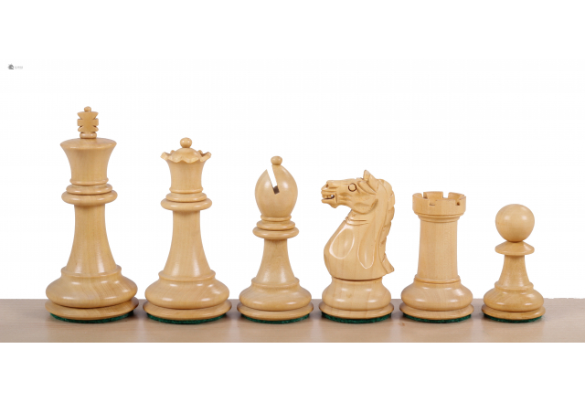 Oxford Ebonised 3,75'' chess pieces